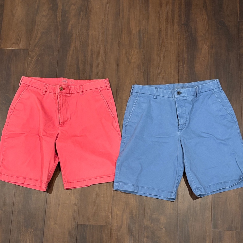 Men's Izod Red and Blue Shorts 2 Pack